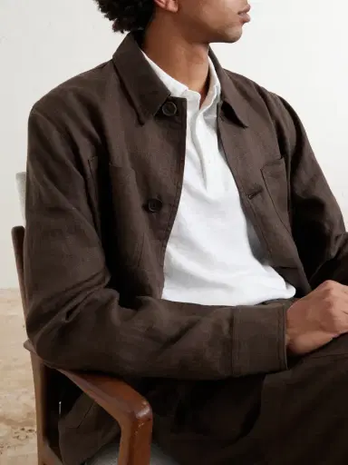 MR P. Linen Polo Shirt - Men | Thumbnail 5 MR P. Linen Polo Shirt - Men | Thumbnail 5