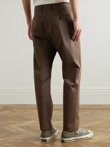 NN07 Bill 1804 Straight-Leg Organic Cotton-Blend Trousers - Men | Thumbnail 4