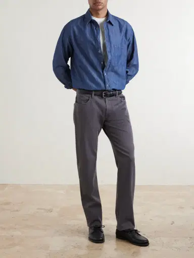 Canali Straight-Leg Garment-Dyed Jeans - Men | Thumbnail 2