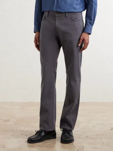 Canali Straight-Leg Garment-Dyed Jeans - Men | Thumbnail 3