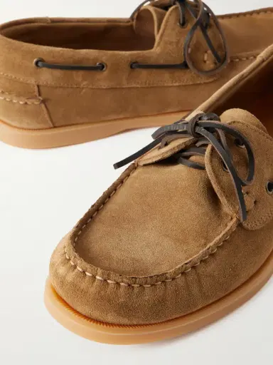 MR P. Leather-Trimmed Suede Boat Shoes - Men | Thumbnail 5 MR P. Leather-Trimmed Suede Boat Shoes - Men | Thumbnail 5