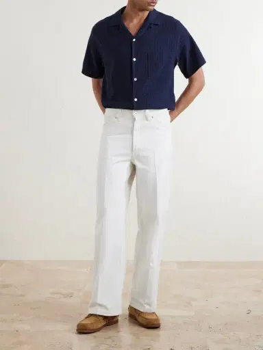 Portuguese Flannel Mondego Cotton-Blend Shirt - Men | Thumbnail 2 Portuguese Flannel Mondego Cotton-Blend Shirt - Men | Thumbnail 2