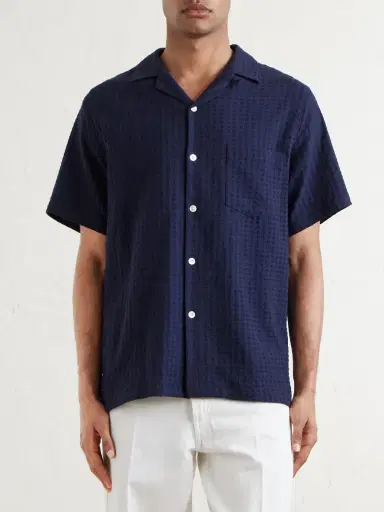 Portuguese Flannel Mondego Cotton-Blend Shirt - Men | Thumbnail 3 Portuguese Flannel Mondego Cotton-Blend Shirt - Men | Thumbnail 3