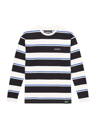 Neighborhood Logo-Embroidered Striped Cotton-Jersey Sweater - Men | Thumbnail 1 Neighborhood Logo-Embroidered Striped Cotton-Jersey Sweater - Men | Thumbnail 1