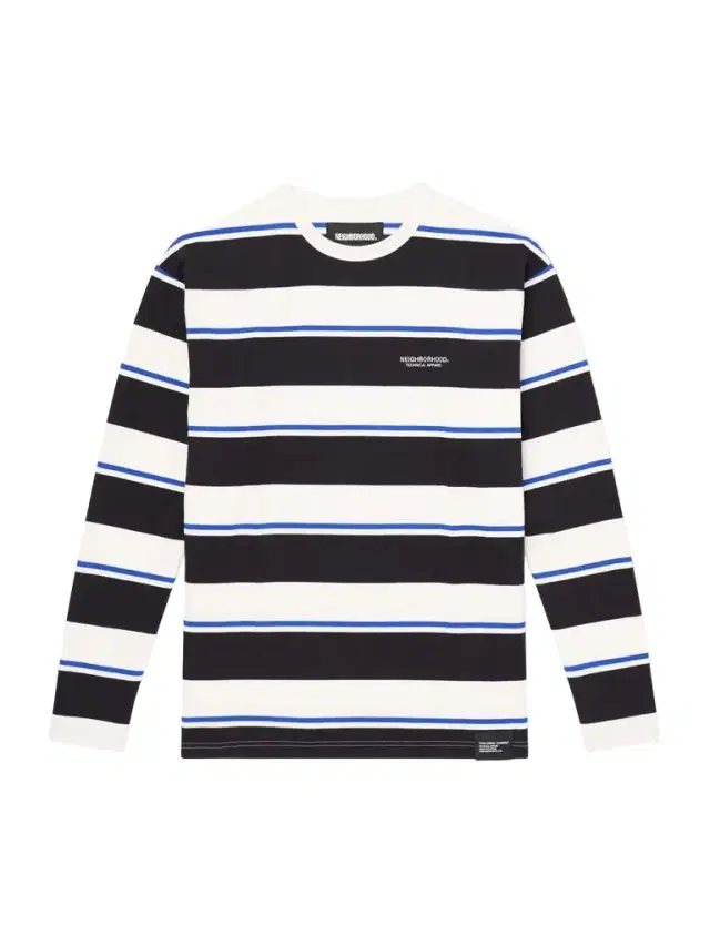 Neighborhood Logo-Embroidered Striped Cotton-Jersey Sweater - Men