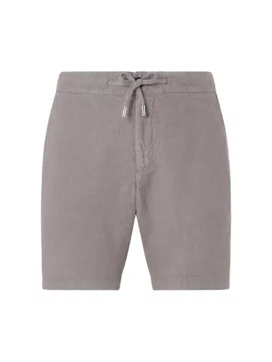 MR P. Straight-Leg Garment-Dyed Linen Drawstring Bermuda Shorts - Men | Thumbnail 1