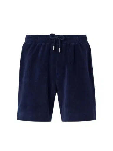 MR P. Straight-Leg Organic Cotton and Silk-Blend Terry Shorts - Men | Thumbnail 1