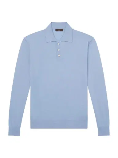Slowear Slim-Fit Cashmere and Silk-Blend Polo Shirt - Men | Thumbnail 1
