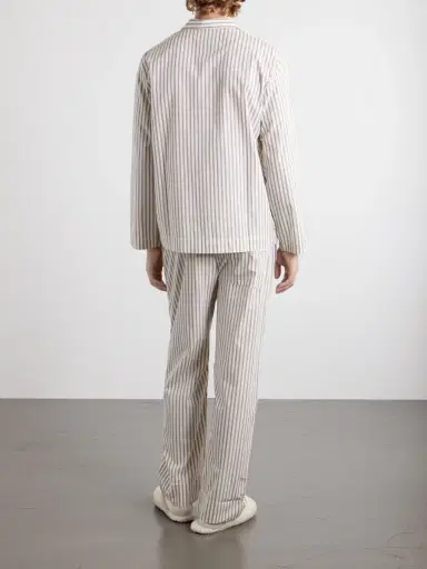 Tekla Striped Cotton-Poplin Pyjama Set - Men | Thumbnail 4