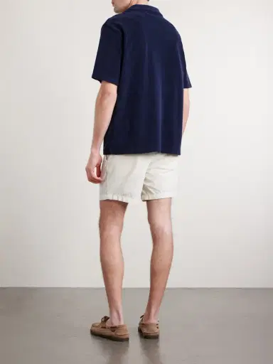 MR P. Cotton and Silk-Blend Terry Polo Shirt - Men | Thumbnail 4 MR P. Cotton and Silk-Blend Terry Polo Shirt - Men | Thumbnail 4