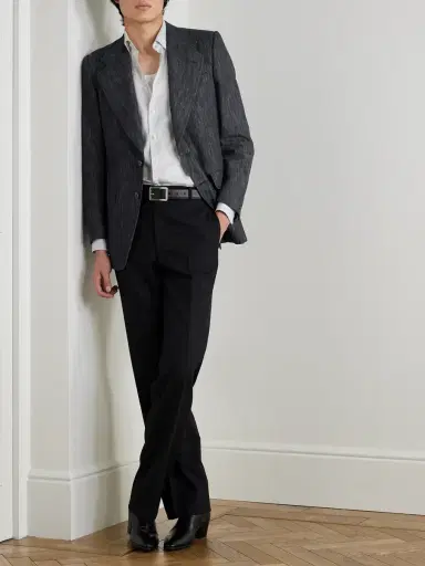 Husbands Slub Cotton and Hemp-Blend Twill Blazer - Men | Thumbnail 2 Husbands Slub Cotton and Hemp-Blend Twill Blazer - Men | Thumbnail 2