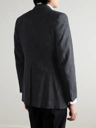 Husbands Slub Cotton and Hemp-Blend Twill Blazer - Men | Thumbnail 4 Husbands Slub Cotton and Hemp-Blend Twill Blazer - Men | Thumbnail 4