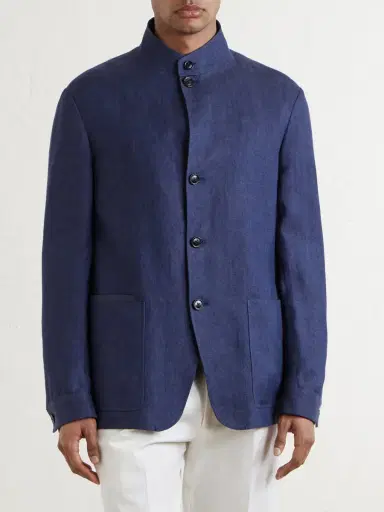 Zegna Il Conte Oasi Linen Jacket - Men | Thumbnail 3 Zegna Il Conte Oasi Linen Jacket - Men | Thumbnail 3