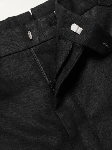 Husbands Wide-Leg Linen Suit Trousers - Men | Thumbnail 6 Husbands Wide-Leg Linen Suit Trousers - Men | Thumbnail 6