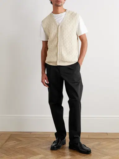 NN07 Bill 1804 Straight-Leg Organic Cotton-Blend Trousers - Men | Thumbnail 2