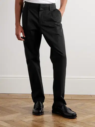 NN07 Bill 1804 Straight-Leg Organic Cotton-Blend Trousers - Men | Thumbnail 3