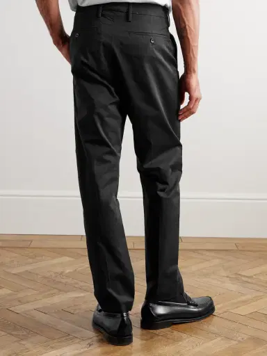 NN07 Bill 1804 Straight-Leg Organic Cotton-Blend Trousers - Men | Thumbnail 4