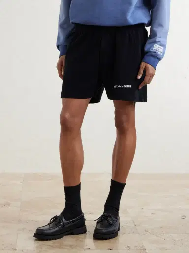 Gallery Dept. Zuma Straight-Leg Logo-Print Organic Cotton-Jersey Shorts - Men | Thumbnail 3