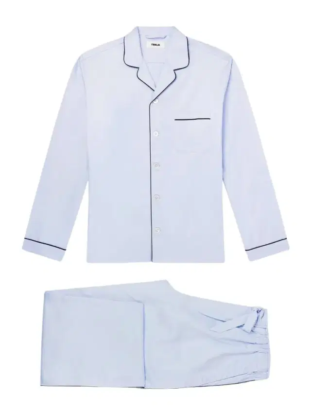 Tekla Bellhop Cotton-Satin Pyjama Set - Men