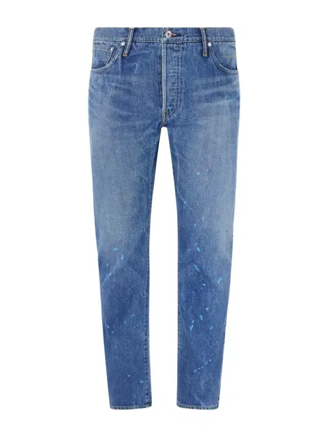 Social Sculpture 11 Slim-Fit Straight-Leg Paint-Splattered Jeans - Men