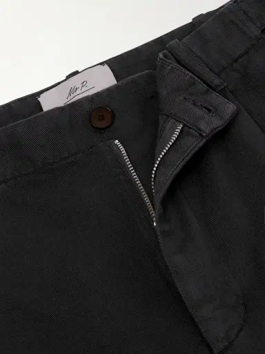 MR P. Daniel Tapered Pleated Cotton-Canvas Trousers - Men | Thumbnail 6