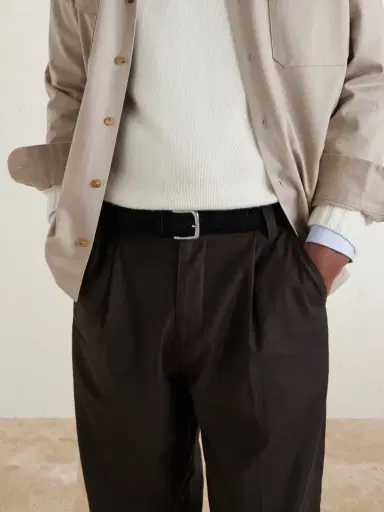 MR P. 3.5cm Woven Suede Belt - Men | Thumbnail 2