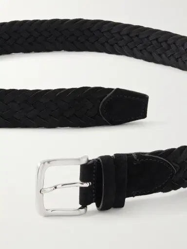 MR P. 3.5cm Woven Suede Belt - Men | Thumbnail 3