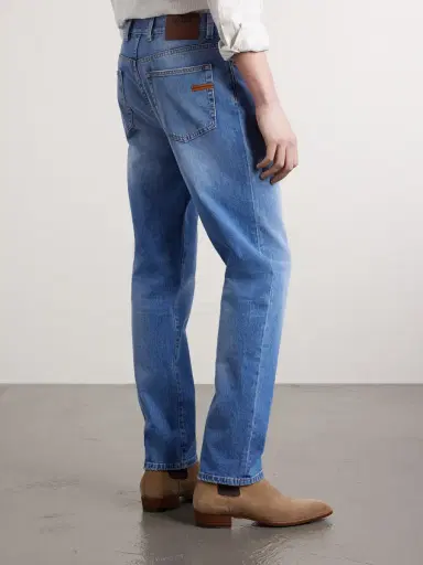 Zegna Vintage House Straight-Leg Jeans - Men | Thumbnail 4