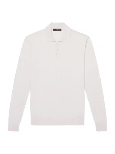 Slowear Slim-Fit Cashmere and Silk-Blend Polo Shirt - Men | Thumbnail 1