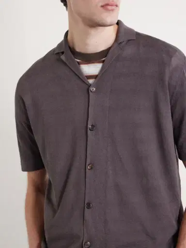 Slowear Incotex Zanone IceLino Polo Shirt - Men | Thumbnail 5 Slowear Incotex Zanone IceLino Polo Shirt - Men | Thumbnail 5
