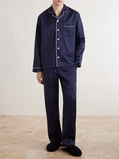 Tekla Chelsea Cotton-Satin Pyjama Set - Men | Thumbnail 2 Tekla Chelsea Cotton-Satin Pyjama Set - Men | Thumbnail 2