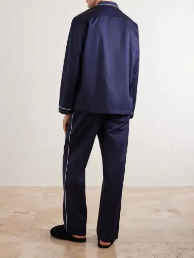 Tekla Chelsea Cotton-Satin Pyjama Set - Men | Thumbnail 4 Tekla Chelsea Cotton-Satin Pyjama Set - Men | Thumbnail 4