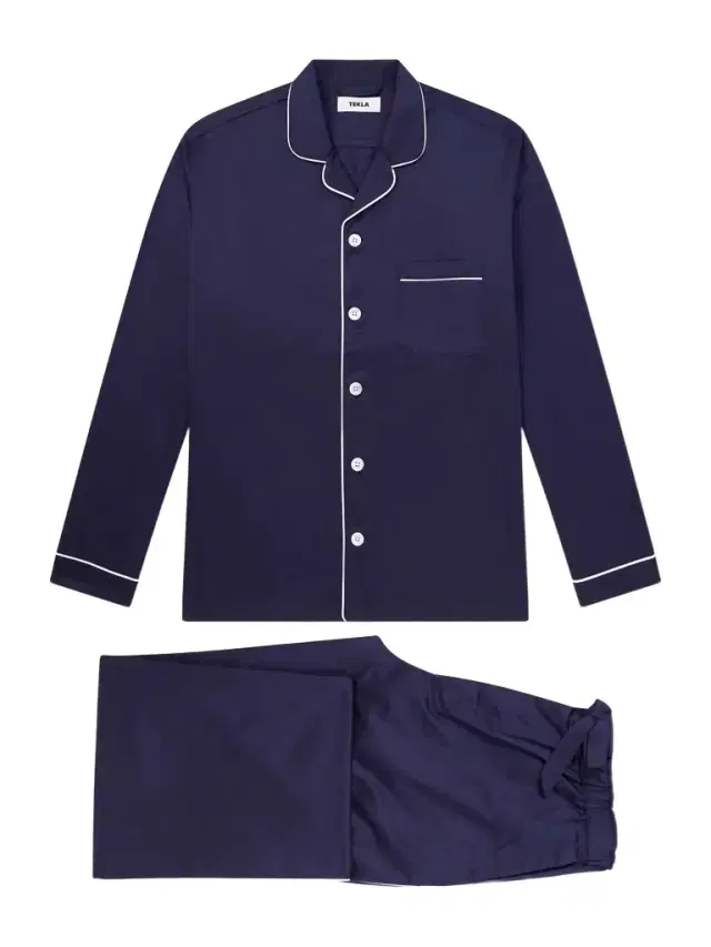 Tekla Chelsea Cotton-Satin Pyjama Set - Men