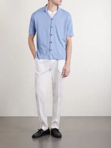 Slowear Incotex Zanone IceLino Polo Shirt - Men | Thumbnail 2