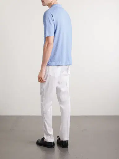 Slowear Incotex Zanone IceLino Polo Shirt - Men | Thumbnail 4
