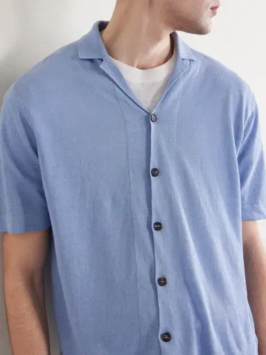 Slowear Incotex Zanone IceLino Polo Shirt - Men | Thumbnail 5
