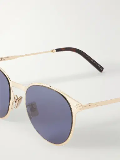 DIOR Eyewear DiorBlackSuit R8U Round Gold-Tone Mirrored Sunglasses - Men | Thumbnail 2 DIOR Eyewear DiorBlackSuit R8U Round Gold-Tone Mirrored Sunglasses - Men | Thumbnail 2