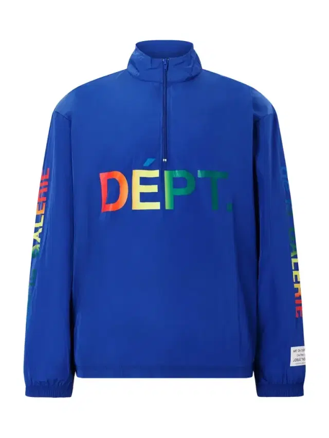 Gallery Dept. Wave Logo-Print Shell Half-Zip Jacket - Men
