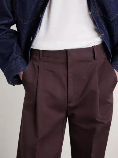Altea Orval Straight-Leg Cotton and Linen-Blend Gabardine Trousers - Men | Thumbnail 5 Altea Orval Straight-Leg Cotton and Linen-Blend Gabardine Trousers - Men | Thumbnail 5