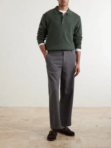 MR P. Barrel-Leg Cotton-Twill Trousers - Men | Thumbnail 2 MR P. Barrel-Leg Cotton-Twill Trousers - Men | Thumbnail 2