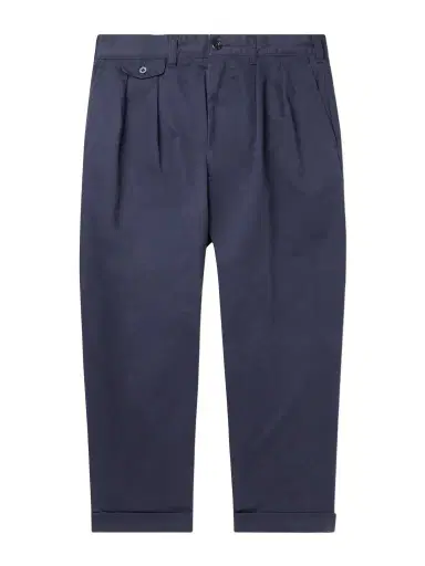 Beams Plus Tapered Cropped Pleated Cotton-Blend Twill Trousers - Men | Thumbnail 1