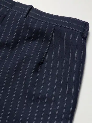 Husbands Straight-Leg Pinstriped Wool Suit Trousers - Men | Thumbnail 5