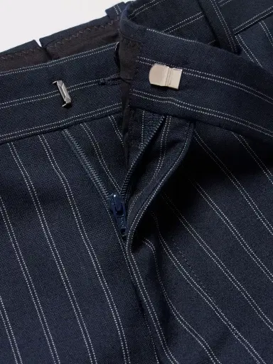 Husbands Straight-Leg Pinstriped Wool Suit Trousers - Men | Thumbnail 6