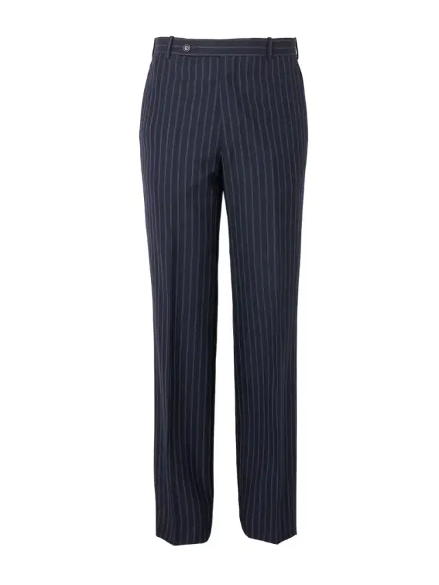 Straight-Leg Pinstriped Wool Suit Trousers - Men