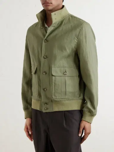 Valstar ino Linen Bomber Jacket - Men | Thumbnail 3