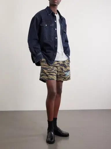 Gallery Dept. Zuma Straight-Leg Camouflage and Logo-Print Cotton-Jersey Shorts - Men | Thumbnail 2 Gallery Dept. Zuma Straight-Leg Camouflage and Logo-Print Cotton-Jersey Shorts - Men | Thumbnail 2