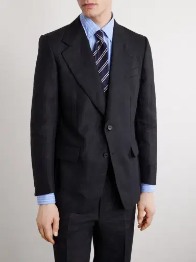 Husbands Linen Suit Jacket - Men | Thumbnail 3