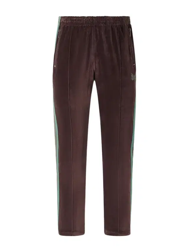 Bootcut Logo-Embroidered Striped Velour Track Pants - Men