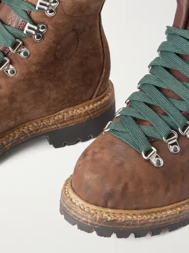 Visvim Whymper Folk Distressed Leather Lace-Up Boots - Men | Thumbnail 5 Visvim Whymper Folk Distressed Leather Lace-Up Boots - Men | Thumbnail 5