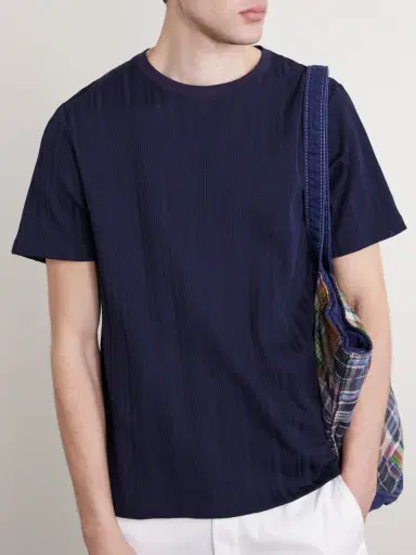 MR P. Textured Organic Cotton T-Shirt - Men | Thumbnail 4 MR P. Textured Organic Cotton T-Shirt - Men | Thumbnail 4